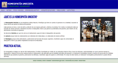 Desktop Screenshot of homeopatiaunicista.com.ar