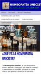 Mobile Screenshot of homeopatiaunicista.com.ar